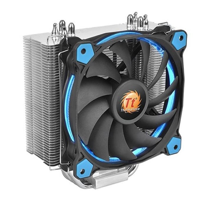 Thermaltake Riing Silent CL-P022-AL12BU-A 12cm Mavi Led Fan, Ultra Sessiz (LNC ile), İntel/AMD Uyumlu İşlemci Soğutcu